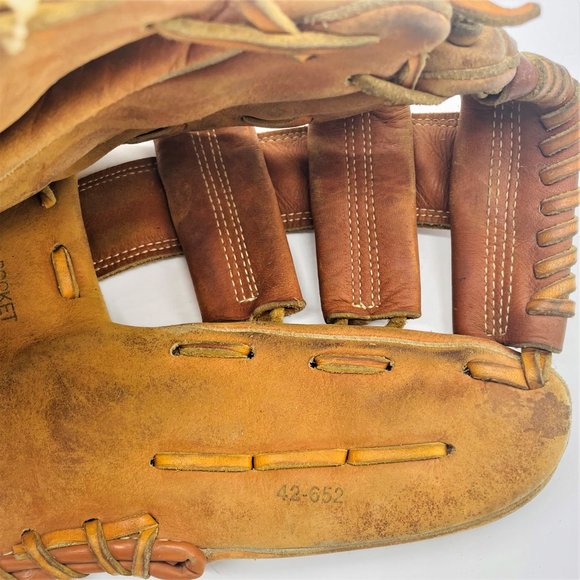 Spalding Brown Top Grain Leather Deep Pocket LHT Baseball Softball Mitt Glove - Picture 5 of 6
